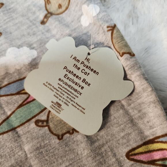 Pusheen The Cat Limited Edition Gray Tank Top Size Small - Picture 3 of 6